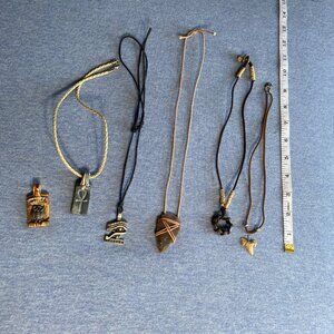 Collection of 5 Rustic Youth Necklaces